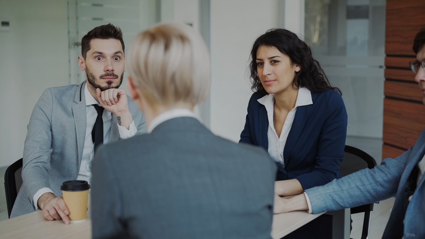 Business consulting strategy meeting in a boardroom